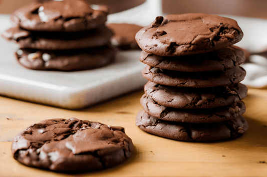 Dekadent chokolade brownie mix cookies