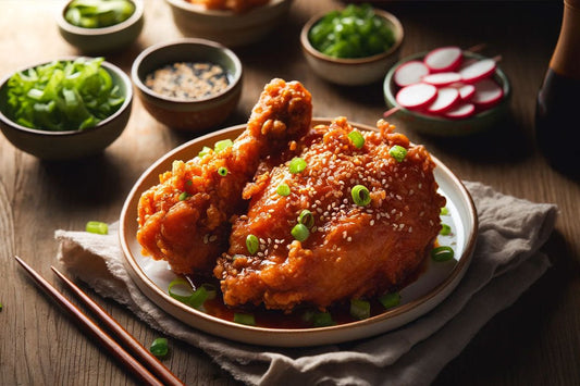 Crispy Seoul-stijl Koreaanse gebakken kip