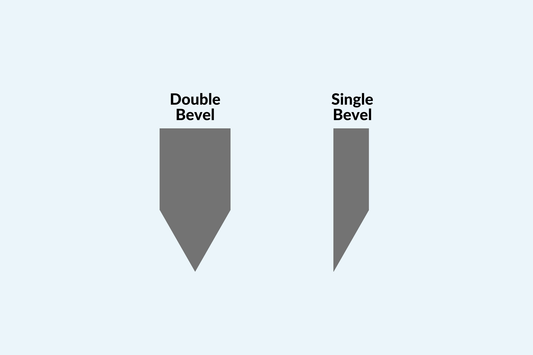 Centraire unique VS Couteaux en biseau double: quel est le meilleur?