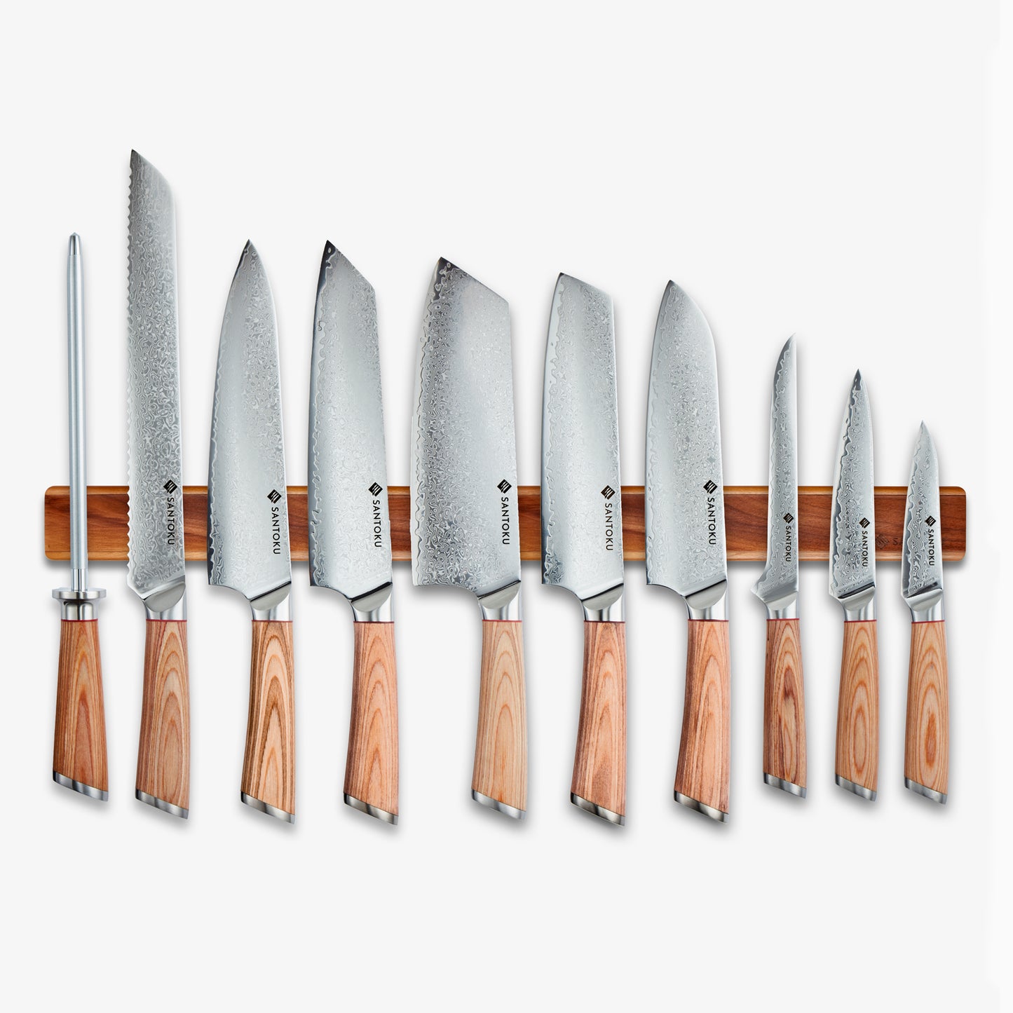 Haruta (はるた) 10 PCS Set VG10 Damascus stalen keukenmessen