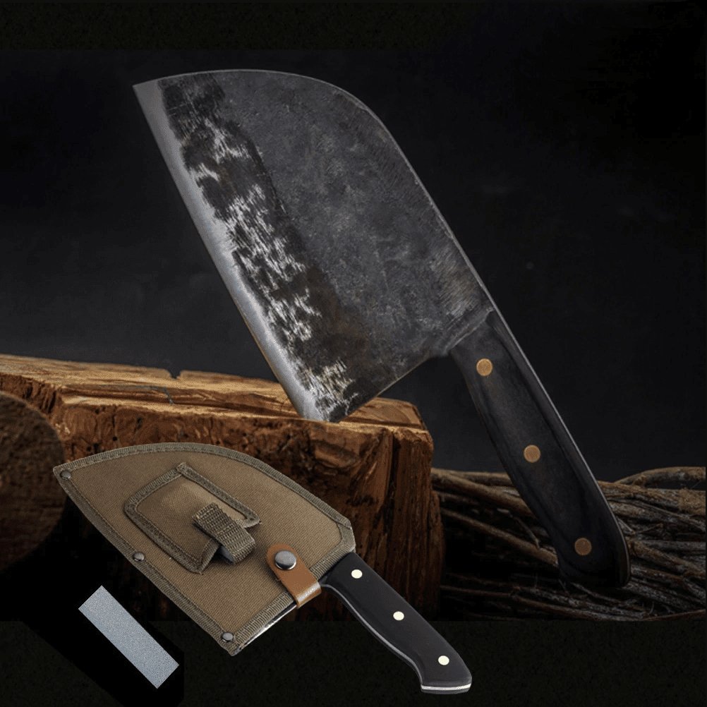 Nakiri / Chukabocho (なきり) Fuld Tang Steel Cleaver