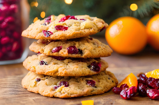 Chewy Cranberry Orange Cookies