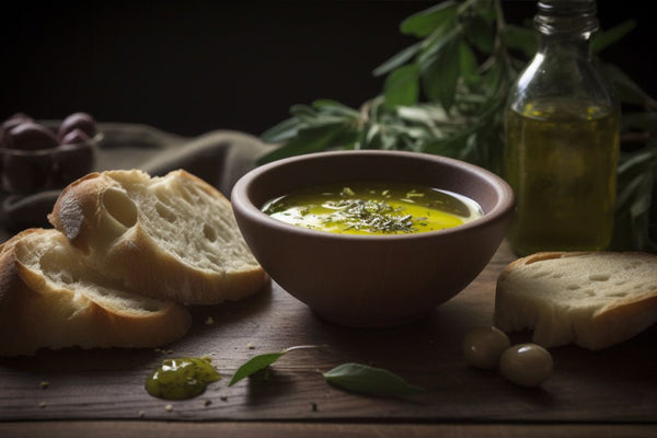 Middelhavs olivenoliebrøddip