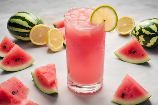 Forfriskende vandmelon limonade med mynte