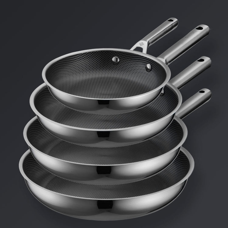 Hive Hybrid™ 4-delt stegepandesæt (20 cm, 24 cm, 26 cm, 28 cm)