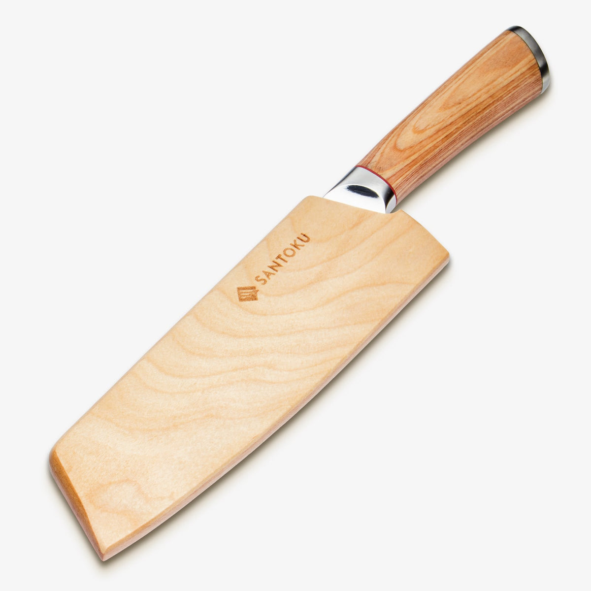 Haruta 7 inch VG10 Japans Damascus-stalen Nakiri-mes met houten handvat en schede