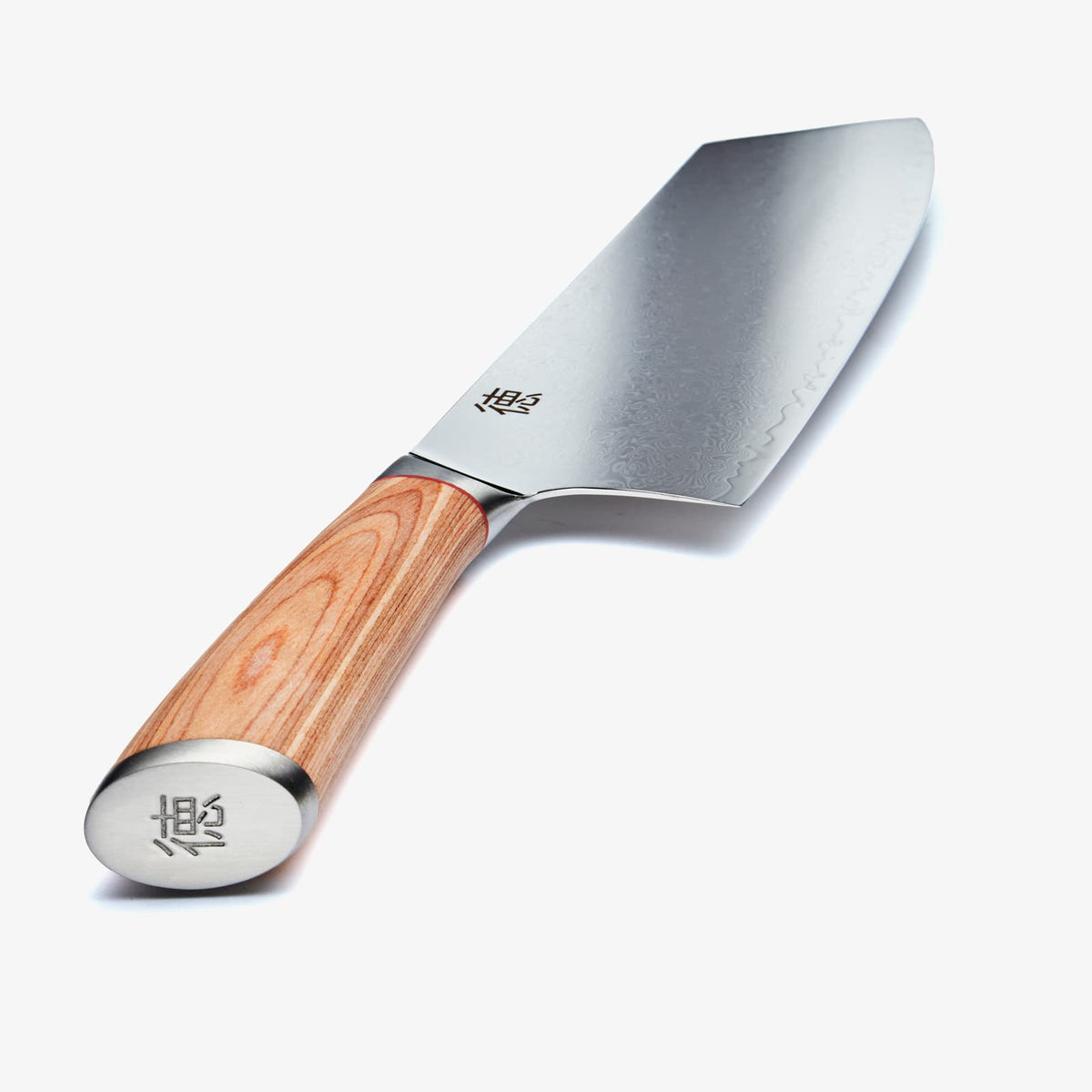 Haruta Couperet Nakiri japonais en acier de Damas VG10 de 7,7 pouces avec manche en bois et fourreau