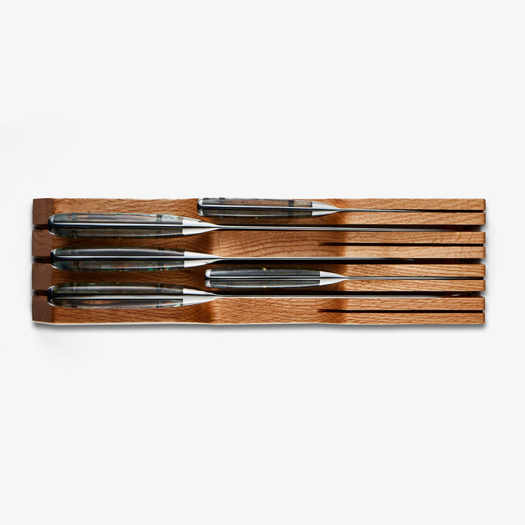 Keukenmessenlade | Tafelblad houten organisator